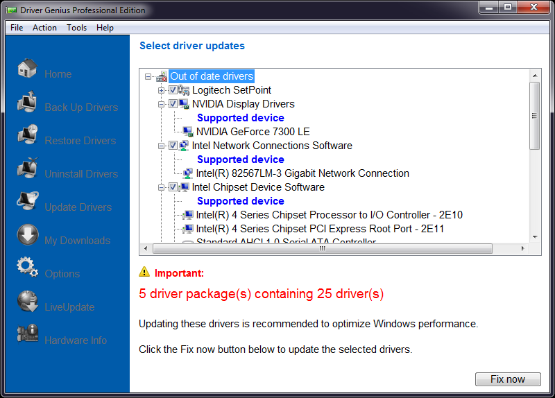 Driver Genius Professional 10 Device Driver Software